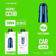 Car charger Maimi CC118 Brand 1 Port UBS 66W. Fast