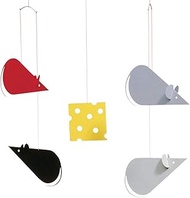 FLENSTED Mobiles FSM130068 Cheese Mice Black/Gray