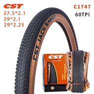 CST Jack Rabbit Folding bicycle tyre 27.5inch 27.5x2.25 Mountain Bike Tire Parts 27.5*2.10 2.25 Off Road Tire Puncture Resistant 29er bicycle tyre C1747