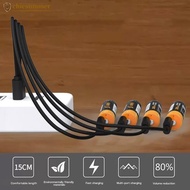 CHICSUMMER 12cm/20cm Short 4 In 1 Multi USB Charging Cable 4 Ports Type-C Splitter Cord 5V 2A For Ce