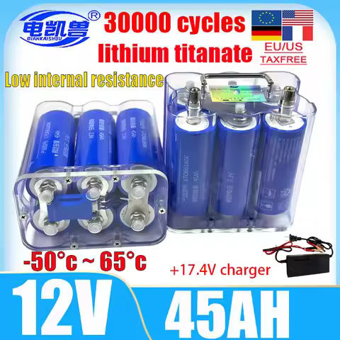 Yinlong 12V 45ah Silver Dragon Lithium Titanate Battery Pack LTO 6616010C High Power Built in BMS Ca