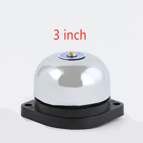 1pcs Tradition electric bell 3 inch 24V 36V 48V 110V 220V 8w 95DB Alarm Bell High Quality Door bell 