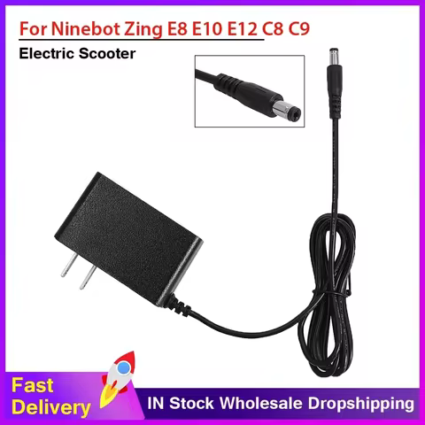 25.2V1A Battery Power Adapter Charger For Ninebot Electric Scooter by Segway Zing E8 E10 E12 C8 C9 C