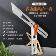 Woodworking Movable Square Heavy Duty High Precision Square Stainless Steel Square Ruler 90 Degrees 