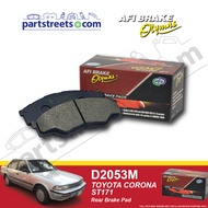 Olymas Rear Brake Pad - Toyota Corona ST171 - D2053M (1set)