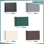 [AmlesoMY] Balcony Privacy Screen Cover Weatherproof Windscreen for Patio Balcony