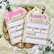 First & Last Day Of School Interchangeable Sign, First Day Of School Sign, School Photo Props, Back