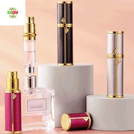 RADIV Bottom-filled Perfume Bottle, Fragrance Luxury 5ml Real Leather Spray Bottle, Cologne Moisturi