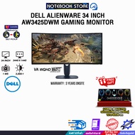 [ผ่อน 0% 10 ด.]DELL ALIENWARE 34 INCH AW3425DWM GAMING MONITOR (VA WQHD/ 180Hz) /ประกัน 3 Years Onsi