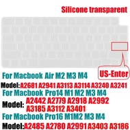 Silicone Keyboard Protector Cover for MacBook Air 13 A1369 A1466 A2179 A2337 A2251 A2289 A2338 A2681