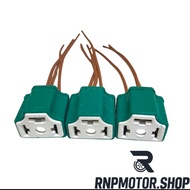 HIJAU H4 LAMP FITTING SOCKET GREEN CERAMIC BEAM SEAL