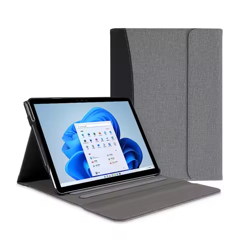 Luxury Case For Microsoft Surface Pro 8 9 13"2021 Tablet Case Pu Leather Cover Surface Pro 7 6 5 4 G