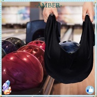 AMBER Bowling Ball Cleaning Bag, Bowling Accessories Black Color Bowling Carry Bag, Storage Bag High
