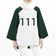 Muslim Long Sleeve Squid Game Role Play Costume Sweatshirt Tracksuit 067 456 Squid Gamer Muslim Trac