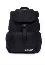 AIGLE 全新黑色背包、背囊 17L  UNISEX WATER REPELLENT RECYCLE POLYAMIDE 17L BACKPACK 🎒