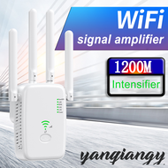 [yanq] Dualband 2,4 GHz/5GHz Repeater Signal verstärker Wifi Long Range Extender mit 4 externen Antennen für das Heim hotel