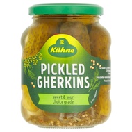 Kuhne Pickled Gherkins Sweet & Sour, 330g (Germany) (Assorted)