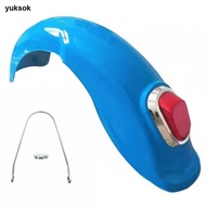 yuksok Electric Bike Rear Mudguard Water-Resistant Electric Cycle Rear Wheel Mudguard Waterproof Ele