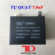 7.0uf Fan Capacitor, Capacitor For Thuan Dung Air Conditioner Fan