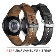 Gaps Leather 20mm strap for Samsung Galaxy Watch 4 Classic 46mm 42mm Bracelet for Samsung Galaxy Wat
