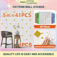 Ceiling Wallpaper 3D Waterproof Wall Stickers Foam Bricks Wall Paper Adhesive Wall Decor 35×35cm