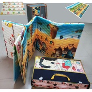 Foldable foam mat for babies to lie down and play, 2m4x2m, 1cm thick. V805