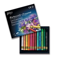 MUNGYO | Watercolor Crayons 12 Colors (12 Colors Watercolor Crayons)