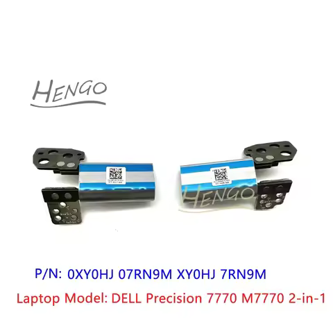 Original New For DELL Precision 7770 M7770 2-in-1 LCD HINGES SHAFT AXIS R+L 0XY0HJ 07RN9M XY0HJ 7RN9