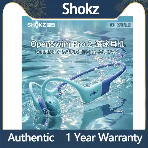【Mirako Store】Shokz OpenSwim Pro 2 S720 Bone Conduction Swimming Headphones ，IP68 IP69,Bluetooth 6.1