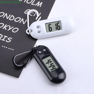 SEASONWIND Digital Electronic Clock Keychain, Key Display Oval Watch Electronic Watch Keyring, Table Time Display Portable Small Mini LED Digital Clock Backpack