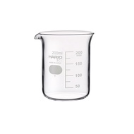 HARIO Beaker, practical capacity 200mL, heat-resistant glass, made in Japan, model BK-200.