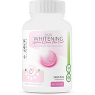 eXplicit Supplements Skin Whitening Supplement, Glutathione 1000mg, Clears and Evens Skin Tones, Hel