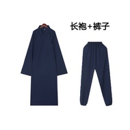 Đạo Cụ Áo Dài Áo Đạo Bào Dài Áo Đạo Bào Cổ Nghiêng Trang Phục Đạo Sĩ Tam Thanh Cổ Xuân Thu Áo Kinh P