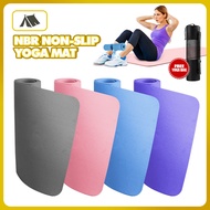Yoga Mat Non Slip Thicken High NBR Material Soft Comfortable Matt For Workout Exercise Carrying Bag
