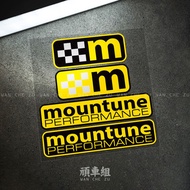 Mountune Letter Sticker FORD Car Modified Decorative Sticker Shell Waterproof Reflective Sticker