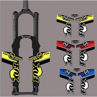 Reflective Road MTB Bike Bicycle Frame Sticker Decal Fox Fork Decals Stickers Bicycle stickers front