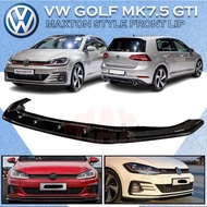 VOLKSWAGEN GOLF MK7.5 GTI MAXTON FRONT LIP BUMPER GOLF 7.5 MAX DESIGN V-LIP DEPAN BODYKIT VW GOLF GT