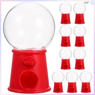 10 Pcs Gumball Mini Machine Candy Machines Toys for Kids Children Plastic Catchers Dispenser Gumball