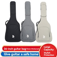 36 inch guitar bag, thickened waterproof 15mm acoustic guitar backpack, guitar protective cover