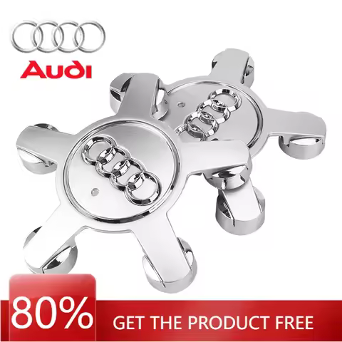 2026 Hot Interior Stickers 4pcs 135mm Car Wheel Center Cap Hub Covers Badge 4F0601165 4F0601165N For