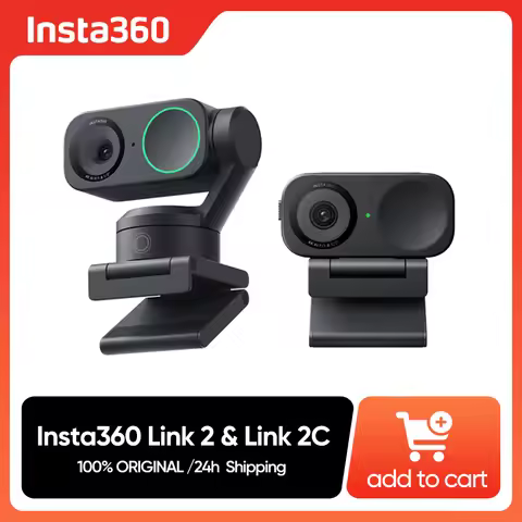 Insta360 Link 2 & Link 2C: AI-Driven 4K Webcam for Pro Streaming, Zoom Calls & Content Creation