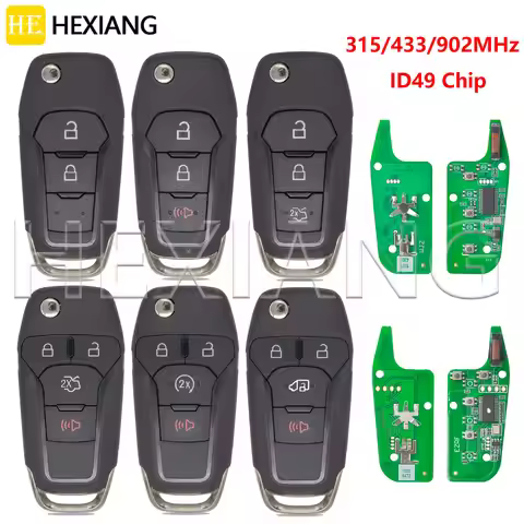 HE 315 N5F-A08TAA /433 DS7T-15K601-B /902MHz N5F-A08TDA Flip Car Remote Key For Ford Escort Fusion T