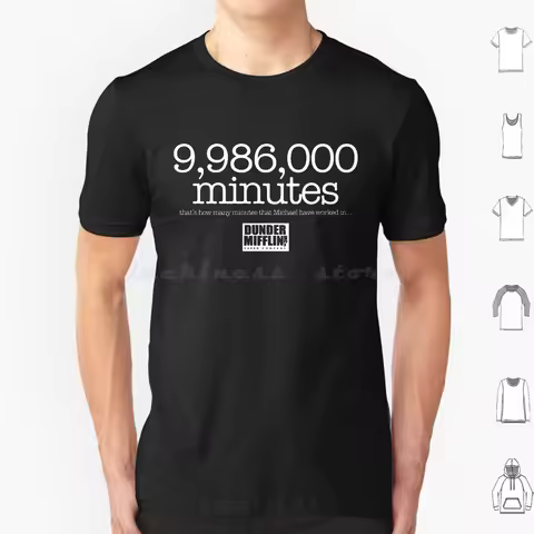 9 , 986 , 000 Minutes T Shirt Men Women Kids 6xl Jim Halpert The Office Us Scranton Pam Beesly The O