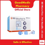 BD Micro-Fine+ Pen Needle 31G 8mm (100s)