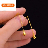 gold 916 original malaysia hoop earrings for women