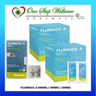 Cool COD And Refreshing FLUIMUCIL A MG EFFERVESCENT TABLETS S SACHETS