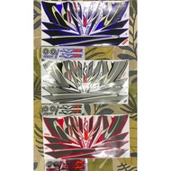 STRIPE YAMAHA X1R 135 GRED THAILAND  STICKER X1R MODEL R 2007