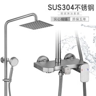 Ldg304Stainless Steel Four-Gear Faucet Shower Head Set Cold and Tropical Spray Gun Lifting Top Spray Shower Head G8UQ