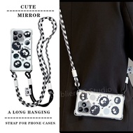 New Casing Realme Note 60x 60 50 Realme C61 C63 C51 C53 NFC Phone Case Cartoon Mirror Full-coverage 