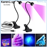 KA Led Curing Ultraviolet Lights, Clip-On Flexible Tube UV Lamp, hot USB Mini Desk Light UV Gel Curing Light DIY Nail Art